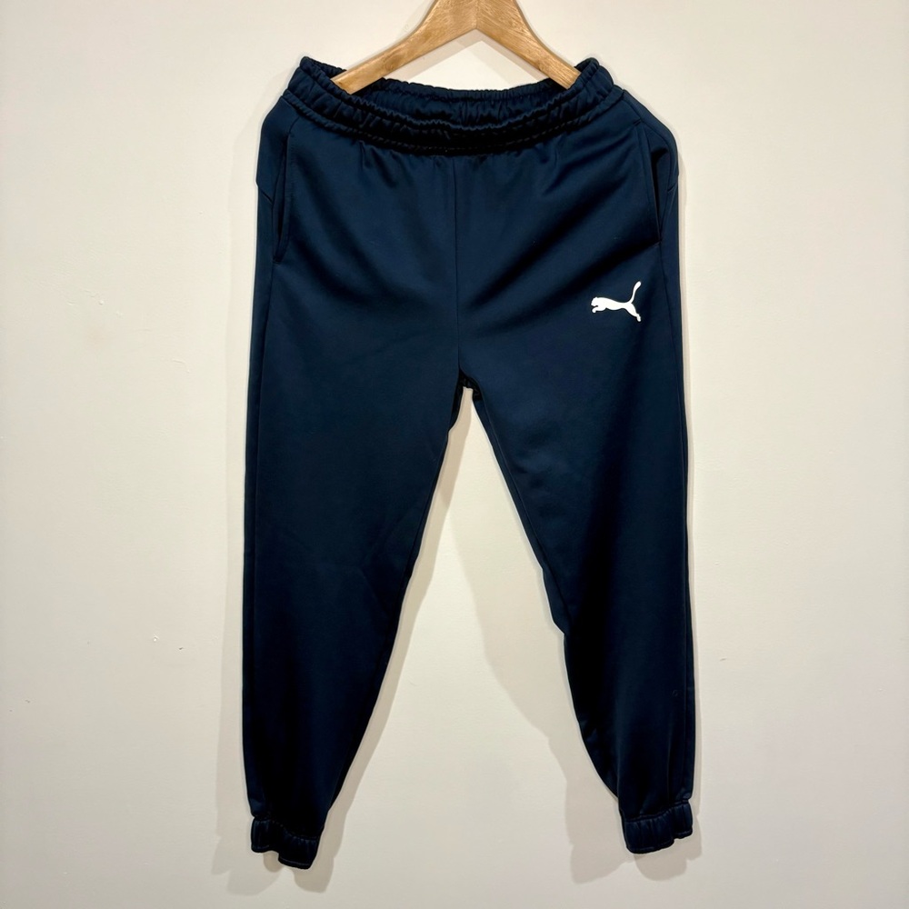 Puma Dark Blue Joggers with Logo